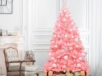 Artificial Christmas Tree 180 cm Cherry Blossom Color Metal Stand