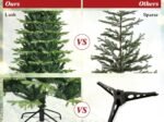 Artificial Christmas Tree 180 cm 1462 Branches in Flame Retardant PE and PVC
