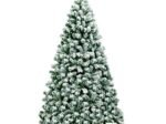 Artificial Christmas Tree 180 cm Snowy Fir with 250 LED Lights 928 Branches