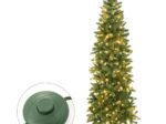 Artificial Christmas Tree 180 cm with 270 LED Lights 10 Lighting Modes