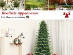 Artificial Christmas Tree 180 cm 1462 Branches in Flame Retardant PE and PVC