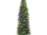 Artificial Christmas Tree 180 cm with 270 LED Lights 10 Lighting Modes