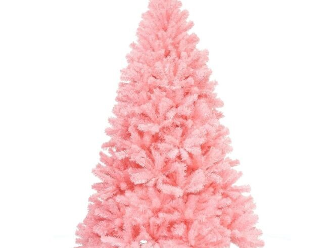 Artificial Christmas Tree 180 cm Cherry Blossom Color Metal Stand