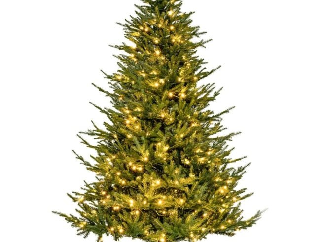 Artificial Christmas Tree 183cm Hinged 788 PE and PVC Branches LED Lights