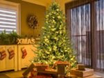 Artificial Christmas Tree 183cm Hinged 788 PE and PVC Branches LED Lights