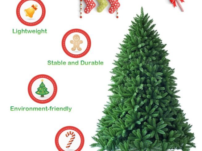 Artificial Christmas Tree 150 CM Metal Stand 600 Branches PVC