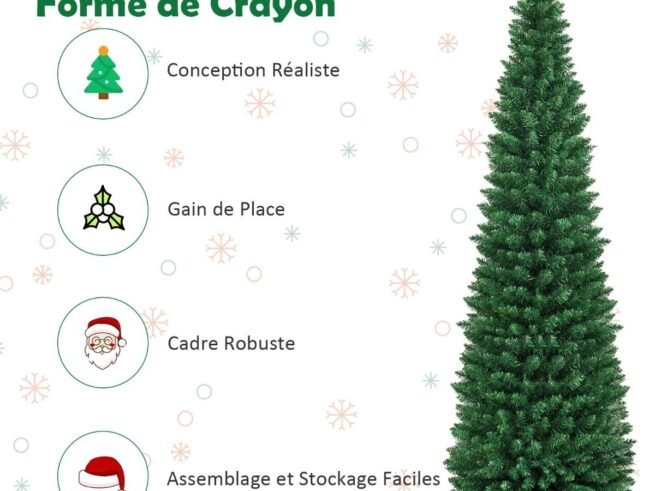 Artificial Christmas Tree 210 cm 700 Branches Metal Stand PVC Needles