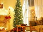 Artificial Christmas Tree 225 cm with 350 LED Lights 10 Lighting Modes