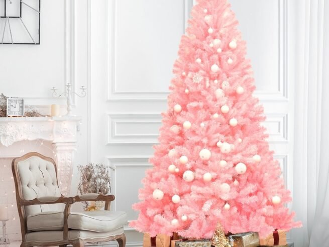 Artificial Christmas Tree 225 cm Cherry Blossom Color PVC 1258 Branch