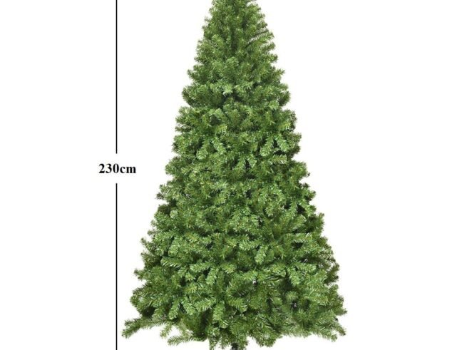Artificial Christmas Tree 230CM Automatic Branch Opening Metal Stand