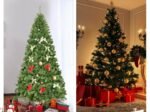 Artificial Christmas Tree 230CM Automatic Branch Opening Metal Stand
