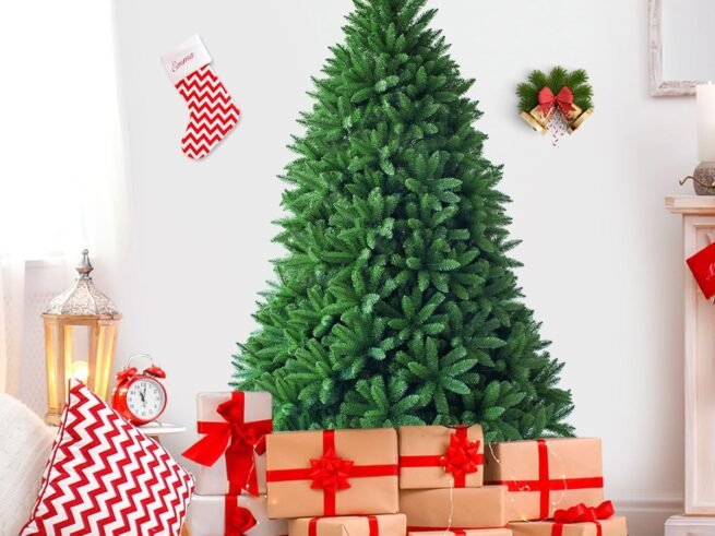 Artificial Christmas Tree 150 CM Metal Stand 600 Branches PVC