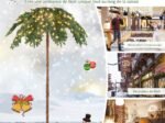 Artificial Christmas Tree 180cm LED Lights 813 Branches Palm