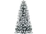 Artificial Snowflake Christmas Tree 140CM PVC Needles Foldable Metal Stand