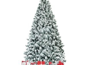 Artificial Snowflake Christmas Tree 225CM with Hinges 1010 Branches