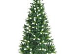 Artificial Snowy Christmas Tree 180cm 850 Branches in PVC+PE Hinged