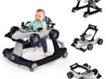 4 in 1 Baby Walker Pusher Foldable Adjustable Height and Speed ​​Music Box