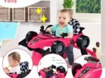 4 in 1 Baby Walker Pusher Foldable Adjustable Height and Speed Music Box