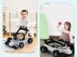 4 in 1 Baby Walker Pusher Foldable Adjustable Height and Speed ​​Music Box