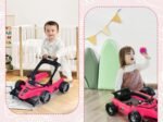 4 in 1 Baby Walker Pusher Foldable Adjustable Height and Speed Music Box