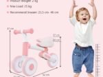 Baby Balance Bike Toddler Walker Training Bicycle with Adjustable Seat