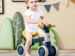 Baby Balance Bike with 4 Wheels 1-3 Years Old