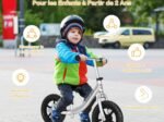 Balance Bike without Pedals for Children 2 Years + Adjustable Handlebars and Saddle