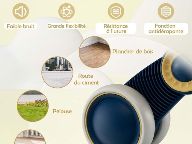 Baby Balance Bike with 4 Wheels 1-3 Years Old