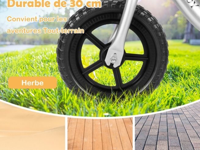 Balance Bike without Pedals for Children 2 Years + Adjustable Handlebars and Saddle