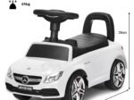 Ride On Car for Children 12-36 Months with Music Horn Storage White