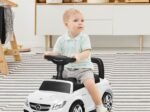Ride On Car for Children 12-36 Months with Music Horn Storage White