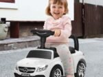 Ride On Car for Children 12-36 Months with Music Horn Storage White