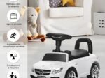 Ride On Car for Children 12-36 Months with Music Horn Storage White