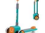 Folding Children's Scooter 3 PU Flash Wheels Height Adjustable 3-6 years