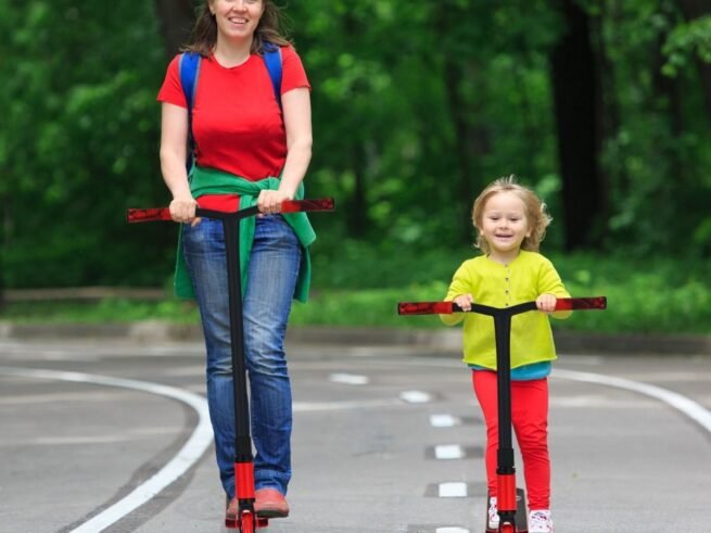 Children's Scooter 2 Wheels HIC Compression System ABEC-9 Bearings 7 Years