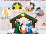 Inflatable Christmas Decoration Jesus Birth Scene with 7 Built-in LED Lights