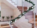 Artificial Christmas Garland 270CM with 50 LED Lights Timer Pine Cones