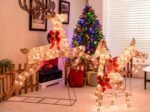 Lighted Christmas Reindeer 3 Pcs Set 255 Warm White Lights