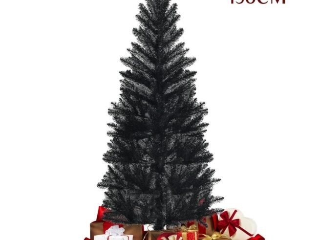Artificial Halloween/Christmas Tree Black 150 cm 300 Branches