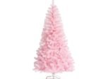 Artificial Christmas Tree 150 cm Glitter Pink Color with Metal Base