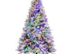 Artificial Christmas Tree 180 cm with Pine Needles 240 LED Lights 8 Lighting Modes