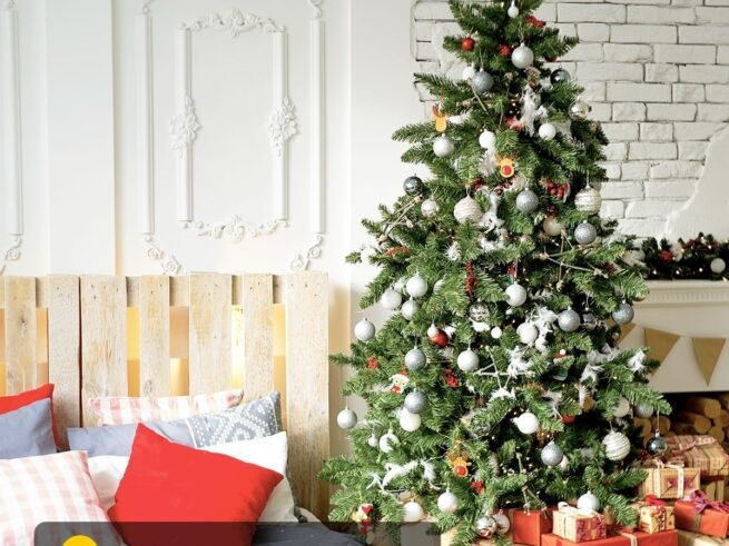 Artificial Christmas Tree 180CM Metal Stand Decoration