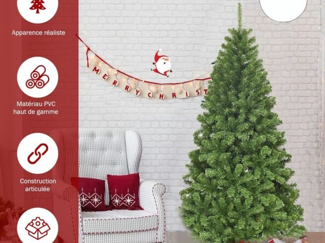 Artificial Christmas Tree 180CM Metal Stand Decoration