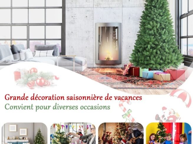 Artificial Christmas Tree 180cm with 1130 Dense Branches Foldable Metal Stand