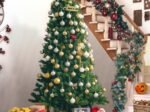 Artificial Christmas Tree 180cm with 1130 Dense Branches Foldable Metal Stand