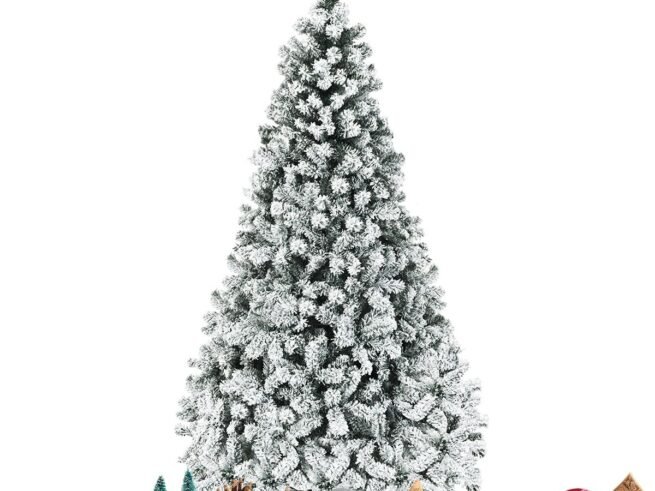 Artificial Christmas Tree 225 CM with 450 LED 1010 Branches PVC