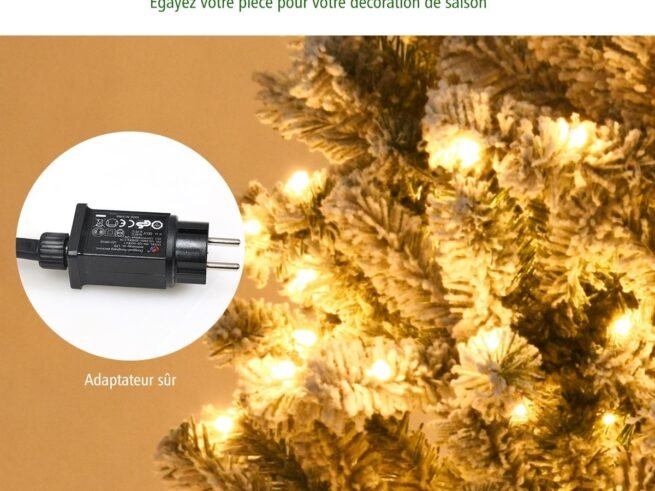 Artificial Christmas Tree 225 CM with 450 LED 1010 Branches PVC