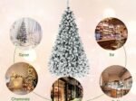 Artificial Christmas Tree 225 CM with 450 LED 1010 Branches PVC