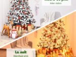 Artificial Christmas Tree 225 CM with 450 LED 1010 Branches PVC
