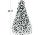 Artificial Christmas Tree 225 CM with 450 LED 1010 Branches PVC